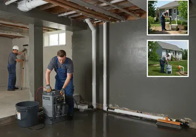 Basement Waterproofing and Flood Prevention process in South Amboy, NJ